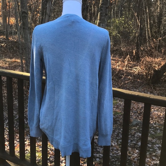 NWT! LOFT cornflour blue size M crew sweater - Picture 3 of 8